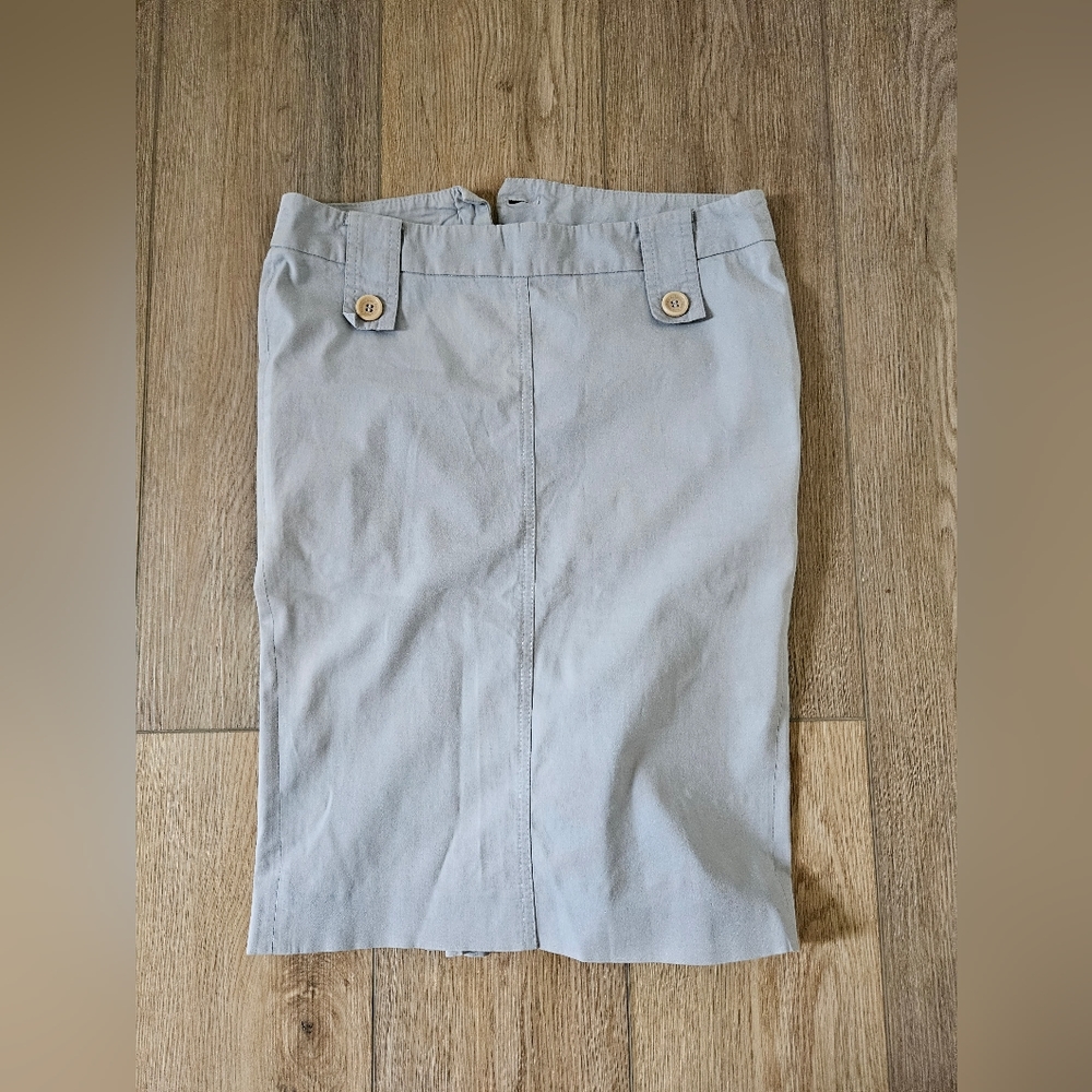 Patrizia Pepe Pencil Skirt (Grey - Size 40)